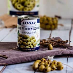 Pitted Green Olives 390/4200 g