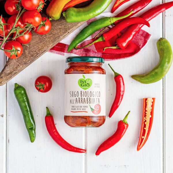 Organic "Arrabbiata" Tomato Sauce