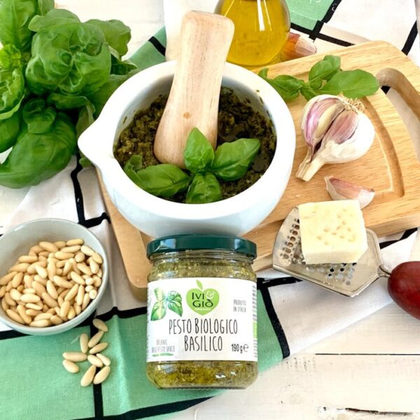 IVI & GIO' Organic Basil Pesto